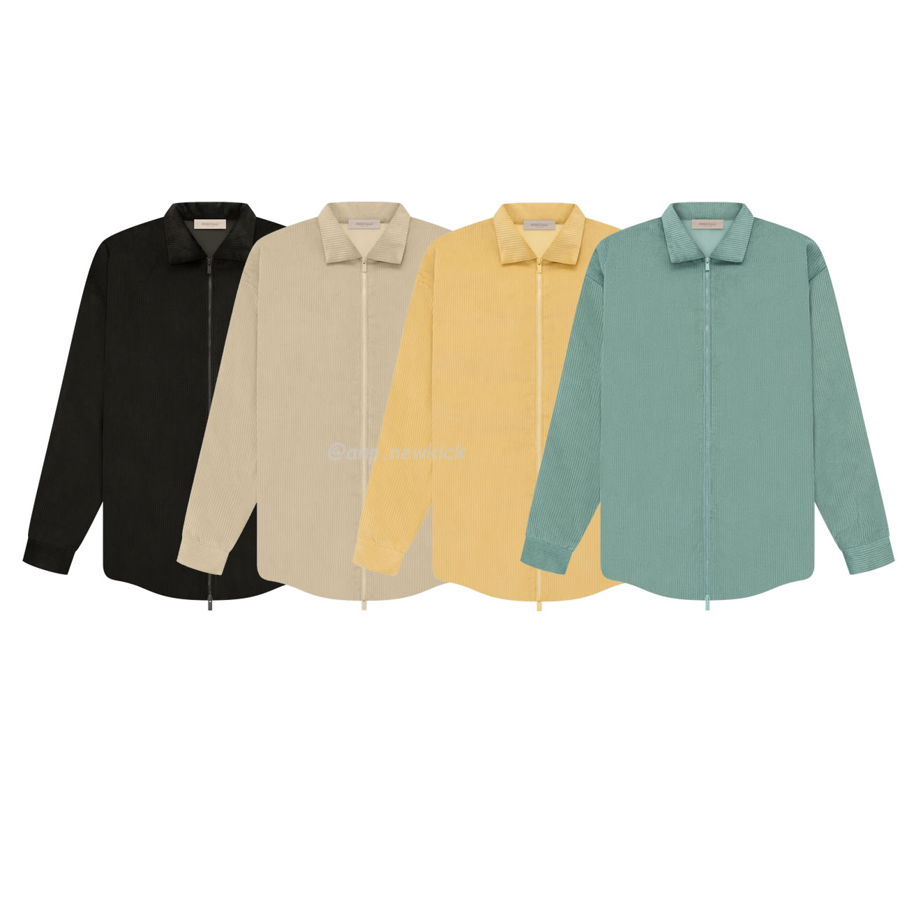 Fear Of God Essentials Corduroy Shirt Jacket Mid Length (1) - newkick.app